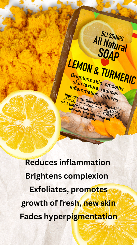 Lemon Turmeric Soap