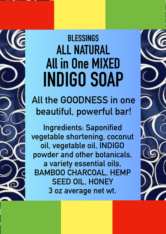 All in One Mixed Indigo Soap