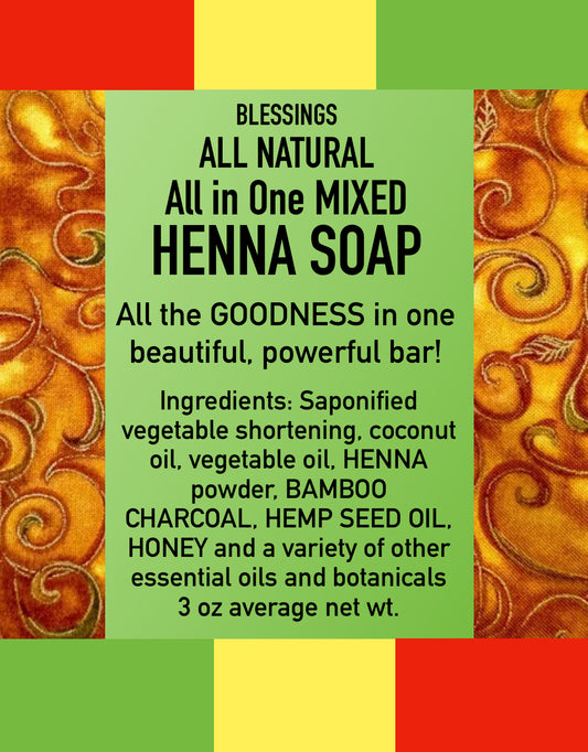 All in One Mixed Henna Soap