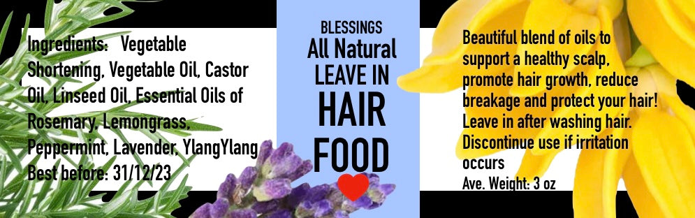 Leave In Hair and Scalp Food