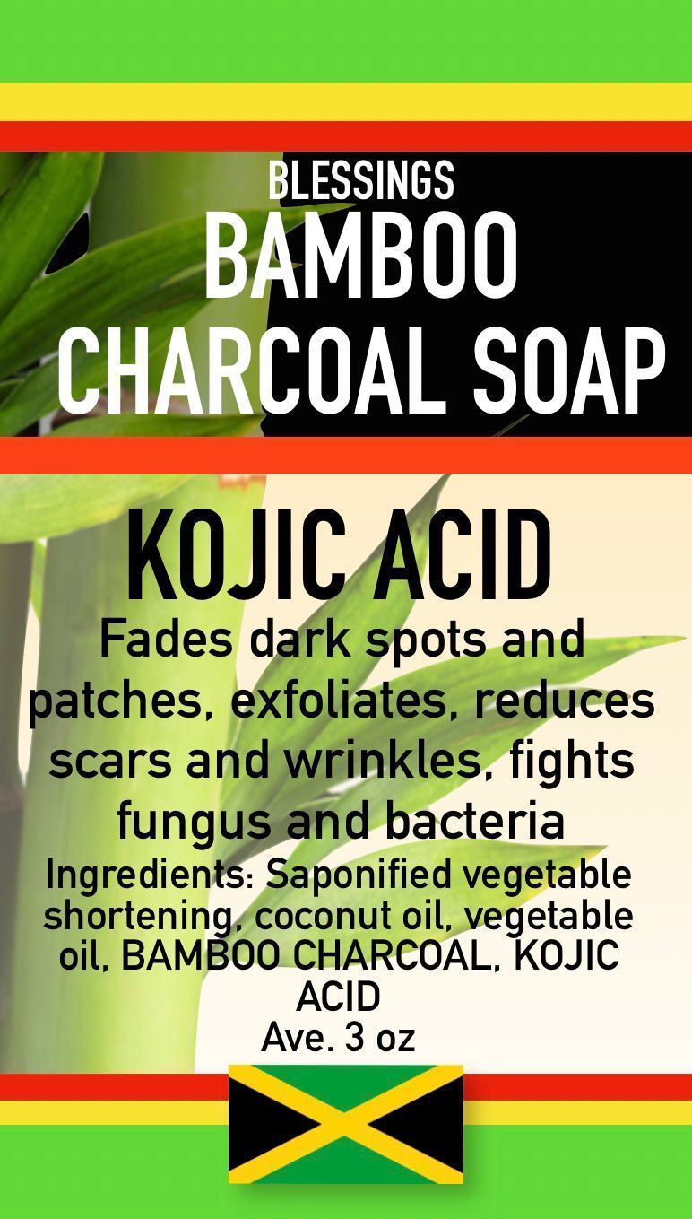 Bamboo Charcoal Kojic Acid Soap