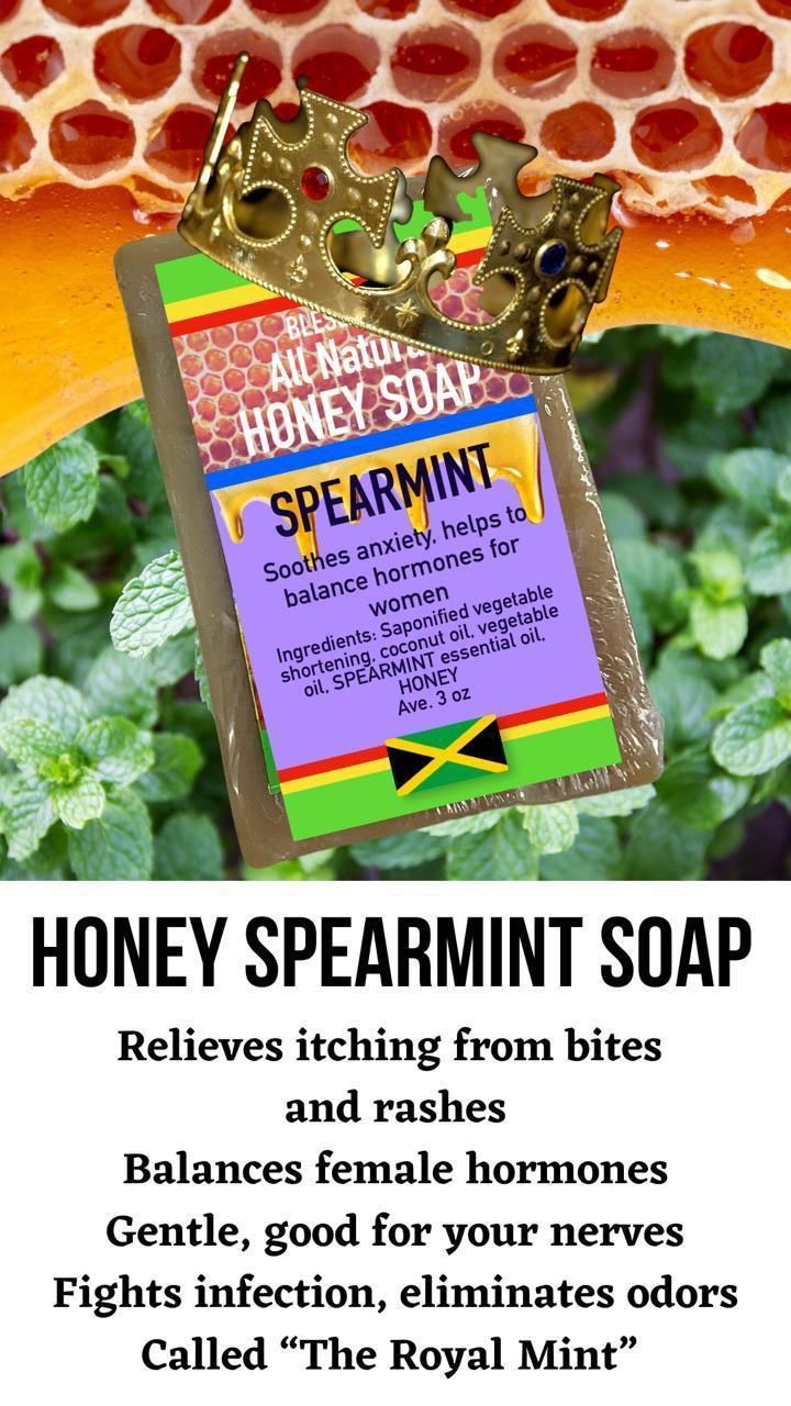 Honey Spearmint Soap
