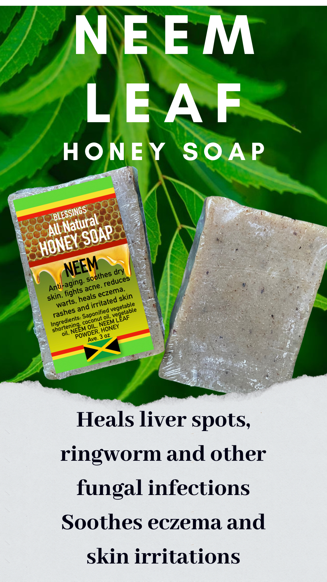 Honey Neem Oil Soap