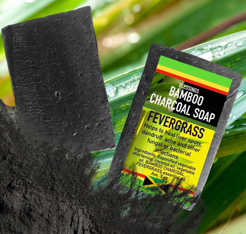 Bamboo Charcoal Fevergrass Lemongrass Soap Blessings All Natural