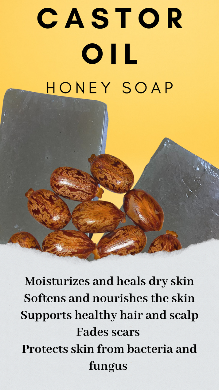 Honey Castor Oil Soap Blessings All Natural Jamaica