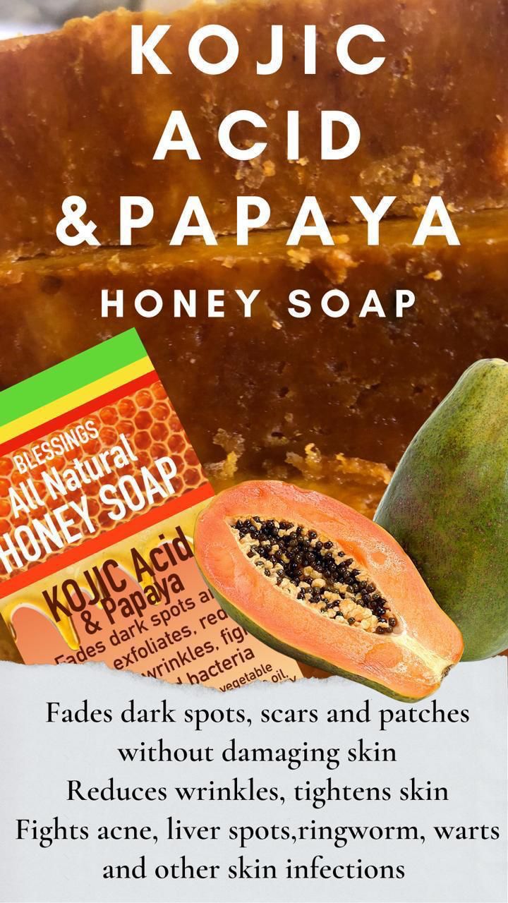Honey Kojic Papaya Soap